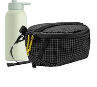 Fishing Fanny Bag, Adjustable Hip Pack with Strap, Portable Waist Organizer for Men, Multifunctional Belt Pouch for Traveling, Running, Hiking, Cycling, Outdoor Adventures, Black, Se référer au
