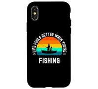Fishing Father And Child Life Is Better When You Are Fishing Case for iPhone X/XS