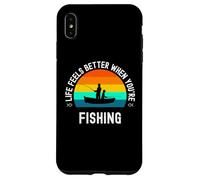 Fishing Father And Child Life Is Better When You Are Fishing Case for iPhone XS Max
