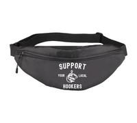 Fishing Fathers Day Gift Fisherman Dad Gift Support Your Local Hooker Fishing Waist Bag Fanny Pack (Local Hooker WB EU)