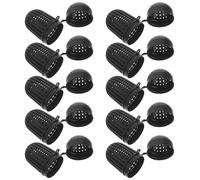 Fishing Feeder Cage for Fishing 10pcs Black Plastic Bait Holder | Stores Bait for Days, Lightweight Wear-resistant Design, Firm Structure, Easy to Use Outdoors