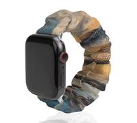 Fishing Fish Jumping Out Of The Lake Scrunchie Watch Band Strap Wristbands Compatible with IWatch 38mm/40mm