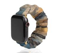 Fishing Fish Jumping Out Of The Lake Scrunchie Watch Band Strap Wristbands Compatible with IWatch 42mm/44mm