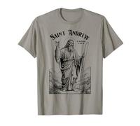 Fishing Fisherman Patron Saint Andrew Funny Fish Catch T-Shirt