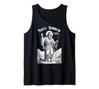 Fishing Fisherman Patron Saint Andrew Funny Fish Catch Tank Top