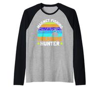 Fishing Fisherman Saltwater Fisher Fish Catcher Raglan Baseball Tee