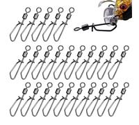 Fishing, Flexible Quick Clips, Smooth 360 Degree Rotation Fast Change Connector, Fishing Clip with Strong Design, Tackle Accessory for Fishing's Enthusiasts Scope of Application