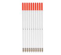 Fishing Float Bobber Kit 10pcs Durable Plastic Fishing Floats High Sensitivity Buoyancy for Sea Lake River Fishing Tackle Accessories Transparent White Options (3.0 Transparent)