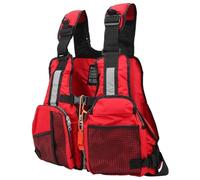 Fishing Float Jacket with Multilayer Pockets, Front Zipper, Float Jacket for Boating, Fishing