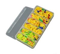 Fishing Float Sleeves Stops Plastic Rigging Accessory Secure Position Holder Multicolored Adjustable Fit Set Lightweight For Carp Coarse Match(Large box packaging)