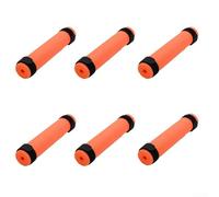 Fishing Float Tubes for Kayak 6pcs Set to Keep Your Rods Visible and Prevent Them from Going Underwater (orange + tie)