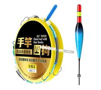 Fishing Floats 26ft Fishing Line and Float Indicator Set | Automatic Colour Changing Trout Floats for Trout Bass Saltwater Boat Surf Fishing Lakes Ponds Streams Outdoor