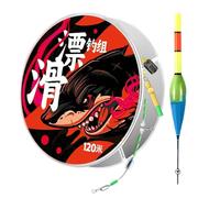 Fishing Floats - and Automatic High Sensitivity | 120 Meter Pre-assembled Complete Fishing Line Float Set - for Fishermen Beginners Outdoor Saltwater Kayak More