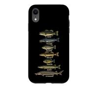 Fishing Freshwater Gamefish Chart Bass Walleye Catfish Gift Case for iPhone XR