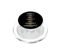 Fishing Freshwater Gamefish Chart Bass Walleye Catfish Gift PopSockets PopGrip for MagSafe