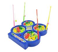 Fishing Game for - Electric Rotating Magnetic Toy Interactive Game Set | Colorful Mobile Fish Catcher, Educational Toy with Hand Eye Coordination Training for All People