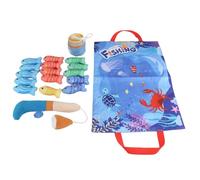 Fishing Game for Kids, Cloth Color Sorting Fishing Game, Educational Sensory Sorting Interactive Learning Kids Water Bath Preschool Toy with Stacking Cups for Bathtub Party Play Toddler