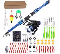 Fishing Game for | Rod and Reel Kit - Fishing Equipment for | for Groups Camping Beach Park Birthday Freshwater Freshwater Lakes Rivers