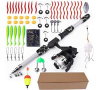 Fishing Game for , Rod and Reel Kit - Fishing Rod Set for | for Groups Camping Beach Park Birthday Lakes Rivers