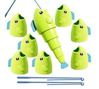 Fishing Game | Telescopic Educational Fun Play Board | Catch the Longest Fish Game - for Party Home Birthday Boys Girls Learning Motor Skills Summer