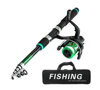 Fishing Gear, Accessories for Beginners, Fishing Set for Kids and Teens, Includes Telescopic Rod, Float Baits, Metal Hook, Fishing Rod and Reel