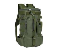 Fishing Gear Backpack - Tackle Equipment Carrier, Pole Support Rucksack | Large Volume Angling Transport Solution, Multi Section Accessory Management System for Extended Outdoor Casting Sessi