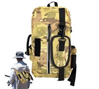 Fishing Gear Bag - Fly Fishing Shoulder Pack | Angler Equipment Organizer, Comfortable Fish Spacious Waterproof Sling Backpack with Multiple Storage Compartments for Fishing Accessories & Gear