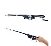 EVTSCAN Fishing Gear Fishing Rod and Reel Combos Pocket Telescopic Rod Compatible Fishing Rod with Fishing Line Portable Fishing Rods