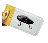 Fishing Glide Lures | Mini Swimming Lures | Realistic Multi-Piece Articulated Swimming Lures Slow Sinking for Zander Pike and Crappie in and Salt Water