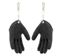 Fishing Gloves Men, Anti-Slip Grip Gloves, 7.48x5.51 Inches Saltwater Trolling Accessories, Magnetic Quick Release Design, Medium Size Pair, Ideal for Lake Boating and Inshore Deck Use