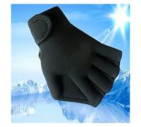 fishing gloves. Water Sport Snorkeling Water Resistance Webbed Paddles Diving Accessories Swimming Webbed Gloves Glove Paddles(Nero)