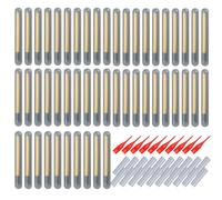 Fishing Glow Sticks - 50x Rod Tip Light Sticks for Night | Float Tackle Kit | Terminal Fishing Accessories, Waterproof Glowing Rod Tip Lights F0r Carp Catfish Anglers Outdoor