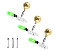Fishing Glow Sticks,LED Night Fishing Strike Alert Glow Stick Bite Alarm Luminous Glow Lamp,Removable Waterproof Float Tackle Night Tackle Waterproof Luminous Light,Rod Tip Glow Sticks for Sea Fishing