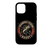 Fishing Grandpa's Buddy Angler Vintage Gift Case for iPhone 12/12 Pro