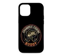 Fishing Grandpa's Buddy Angler Vintage Gift Case for iPhone 12/12 Pro