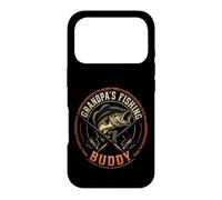 Fishing Grandpa's Buddy Angler Vintage Gift Case for iPhone 17 Pro