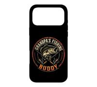 Fishing Grandpa's Buddy Angler Vintage Gift Case for iPhone 17 Pro Max