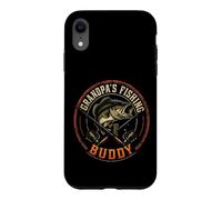 Fishing Grandpa's Buddy Angler Vintage Gift Case for iPhone XR
