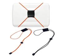 Fishing Graph Cover Straps, Adjustable Thickened Adjustable Bungee Secure Hold Down Fish Finder Strap for 9-18 Inch Cover During Travel to Protect from Damage，Marine Electronics Travel Straps