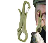Fishing Gripper Carabiner,Fishing Changer Key Hanger-Vish Lip Groove Gripper Fäustling Clip Small Keychain,Men Backpack Belt Strong Fishing Gear for Hiking,Camping,The Small Fis