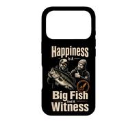 Fishing Happiness Is A Big Fish And A Witness Funny Gift Case for iPhone 17 Pro