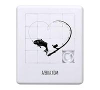 'Fishing Heart' Sliding Puzzle (PZ00036126)