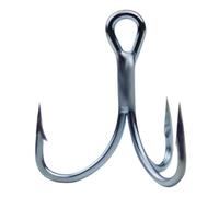 Fishing Hook 10pcs Treble Fishing Hooks-Live Shrimp Hook,Bait Holder Hooks,Fish Lures Saltwater Freshwater,Fish Gear Fishing Lure Fish Hooks(No. 2)