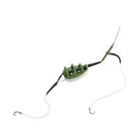fishing hook 2 Hooks Explosion Carp Fishing Hook Set Fishing Lure Bait Trap Feeder Cage Sharp Fishhook Fishing Accessory Fishing Gear(40g)