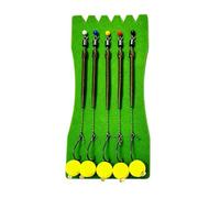 Fishing Hook | 5 Pieces Pre-assembled Leaders, with a Floating Ball Metal Trout Hooks | Suitable For Fishing Catfish, Trout, Crappie And Salmon In Sea, Pond, Lake And River