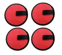 Fishing Hook Cover - 4 Pack Protective Fishing Lure Shield, Safe Storage Cover for Baits and Hooks | Clear Fish Hook Guard Case, Durable Tackle Organizer for Men Outdoor Fishing, red, 説明を参照してください, See