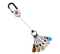 Fishing Hook Covers - 25.59inch 6-Pieces Knot Tying Tool Set, Fish Hook Protector With Telescopic Buckle | For Beginners Men Boat | Kayak Outdoor Lake River Saltwater Freshwater Accessory