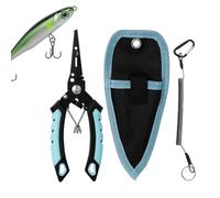 Fishing Hook Pliers Remover - Sturdy and Portable Iron, Splitring Pliers for Fishing Tools, for Freshwater, Ice, Boat, Shore, River and Lake and Catfish for Men, Father and Fisherman