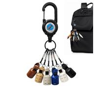 Fishing Hook Protector Set - Squid Hook Protector | Covers with Telescopic Buckle | Wooden Hook Protector for Saltwater and | 6 Piece Safety Accessories | Transport Fully