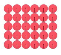 Fishing Hook Protectors - 30x Silicone Triple Hook Caps, Bulk Set | Jig Hook Covers, Anti Node Safety Guards, Lure Hook, Protect, Red, Se référer au descriptif, Refer to Description